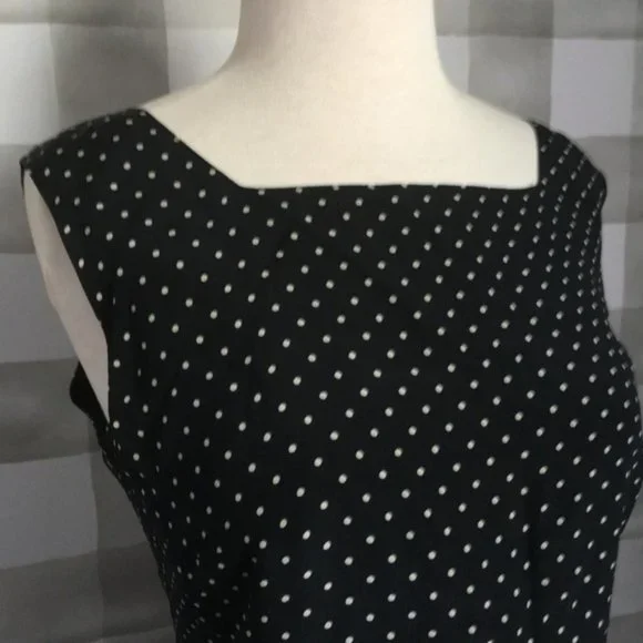 DANY Polkadot Black Skirt Set Made in Italy - Picture 6 of 17